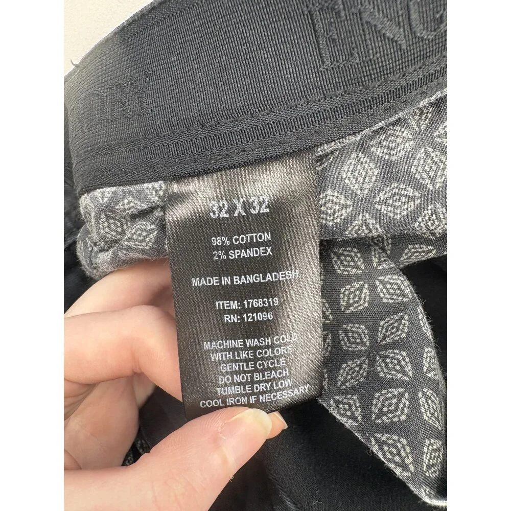 English‎ Laundry Men's Straight Jeans 32x32 Black